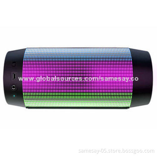 Colorful changing LED light dancing Bluetooth speaker W/TF card